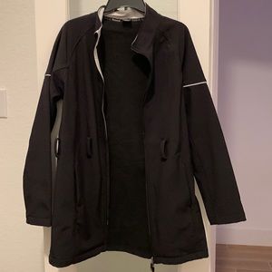 Women’s Bills Black Fleece lined jacket with pockets-missing belt